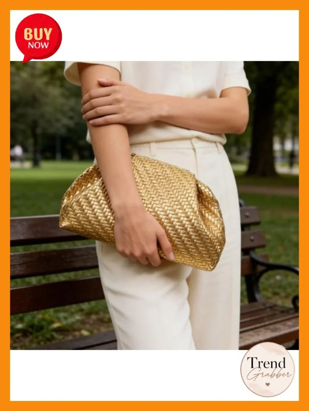 Elegant Woven Ruched Dumpling Clutch for Women PU Leather Evening Bag